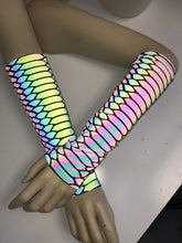 Load image into Gallery viewer, SLITHER | REFLECTIVE | Gloves, Festival Accessories, Rave Gloves