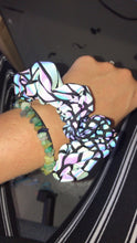 Load image into Gallery viewer, SLITHER | REFLECTIVE | Scrunchy, Rave Accessories, Festival Hair Accessories
