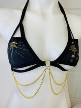 Load image into Gallery viewer, GOLD GODDESS VIBES | Gold Chain Cage Top