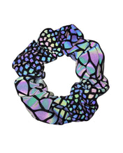 Load image into Gallery viewer, SLITHER | REFLECTIVE | Scrunchy, Rave Accessories, Festival Hair Accessories