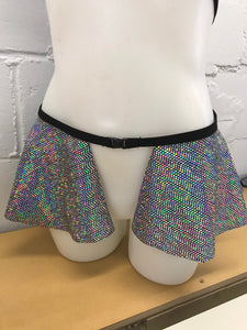 DISCO QUEEN | Ultra Mini Buckle Skirt, Rave Skirt, Festival Bottom