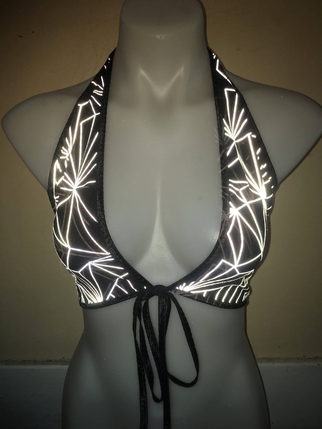 REFRACTION | REFLECTIVE | Lila Top, Women's Festival Top, Rave Top