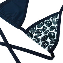 Load image into Gallery viewer, BLACK + WHITE | Rave Bikini Top