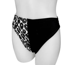 Load image into Gallery viewer, BLACK + WHITE | Split High Waisted High Cut Bottoms