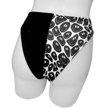 Load image into Gallery viewer, BLACK + WHITE | Split High Waisted High Cut Bottoms