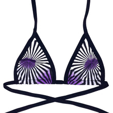 Load image into Gallery viewer, HYPNOTIC BLOOM | Bikini Top, Women&#39;s Festival Top, Rave Top