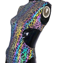 Load image into Gallery viewer, RAINBOW STATIC | Cut Out Bodysuit
