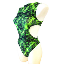 Load image into Gallery viewer, CYBER GRID | Aria Cut-Out Bodysuit