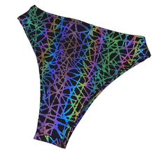 Load image into Gallery viewer, RAINBOW STATIC | High Waisted High Cut Bottoms