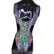 Load image into Gallery viewer, RAINBOW STATIC | Cut Out Bodysuit