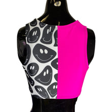 Load image into Gallery viewer, PINK + BLACK  | Underboob Sporty Crop Top