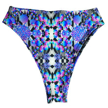Load image into Gallery viewer, PORTAL PUZZLE | High Waisted High Cut Bottoms, Festival Bottoms, Rave Bottoms, Trippy Rave Outfit