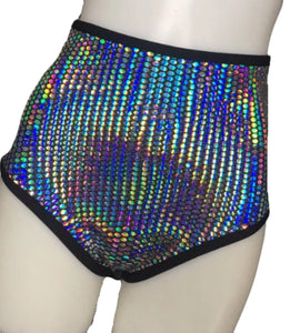 DISCO QUEEN | High Waisted Bottoms, Festival Bottoms, Rave Bottoms, Sparkle Rave Outfit