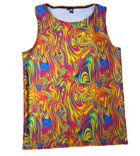 Load image into Gallery viewer, ALL THE GLOW | Slim Fit Men&#39;s Rave Tank Top