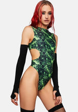 Load image into Gallery viewer, CYBER GRID | Aria Cut-Out Bodysuit