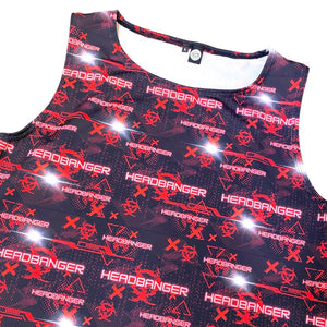 HEADBANGER | Slim Fit Men's Rave Tank Top, Festival Shirt