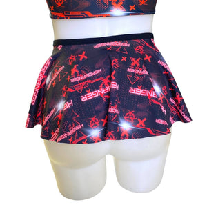 HEADBANGER | Ultra Mini Buckle Skirt, Rave Skirt, Festival Bottom
