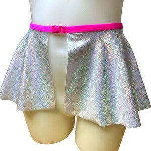COSMIC | Ultra Mini Buckle Skirt, Rave Skirt, Festival Bottom