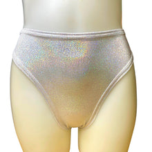 Load image into Gallery viewer, COSMIC | High Waisted High Cut Bottoms, Festival Bottoms, Rave Bottoms, Black Rave Outfit