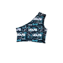 Load image into Gallery viewer, HOUSE MUSIC | One Shoulder Top, Women&#39;s Festival Top, Rave Top