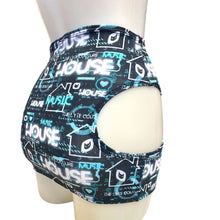 Load image into Gallery viewer, HOUSE MUSIC | Cut-Out Bodycon Mini Skirt, Rave Skirt, Festival Bottom