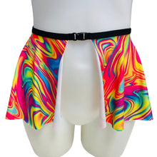 Load image into Gallery viewer, ALL The GLOW | Ultra Mini Buckle Skirt, Rave Skirt, Festival Bottom