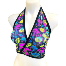 Load image into Gallery viewer, ELECTRIC MUSHROOM | Lila Top, Women&#39;s Festival Top, Rave Top