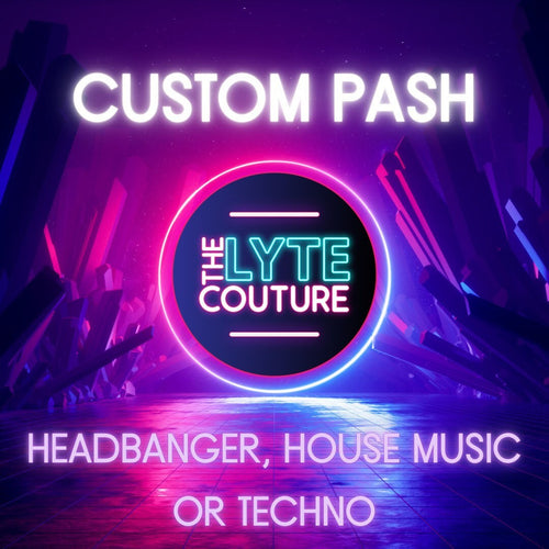 FRINGE SCARF | Custom Pash | Fabric Options Available | Headbanger House Music Techno