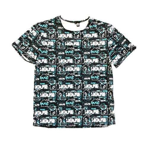 HOUSE MUSIC | Slim Fit Men's Rave T-shirt, Festival Shirt