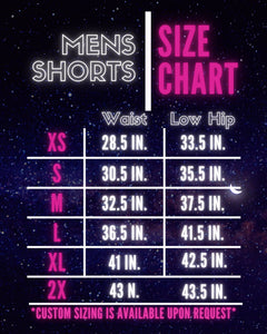 ALL NIGHTER | Mens Shorts | Festival Shorts | Drawstring Shorts
