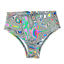 Load image into Gallery viewer, LUCID DREAMS | High Waisted Bottoms, Festival Bottoms, Rave Bottoms, Black Rave Outfit