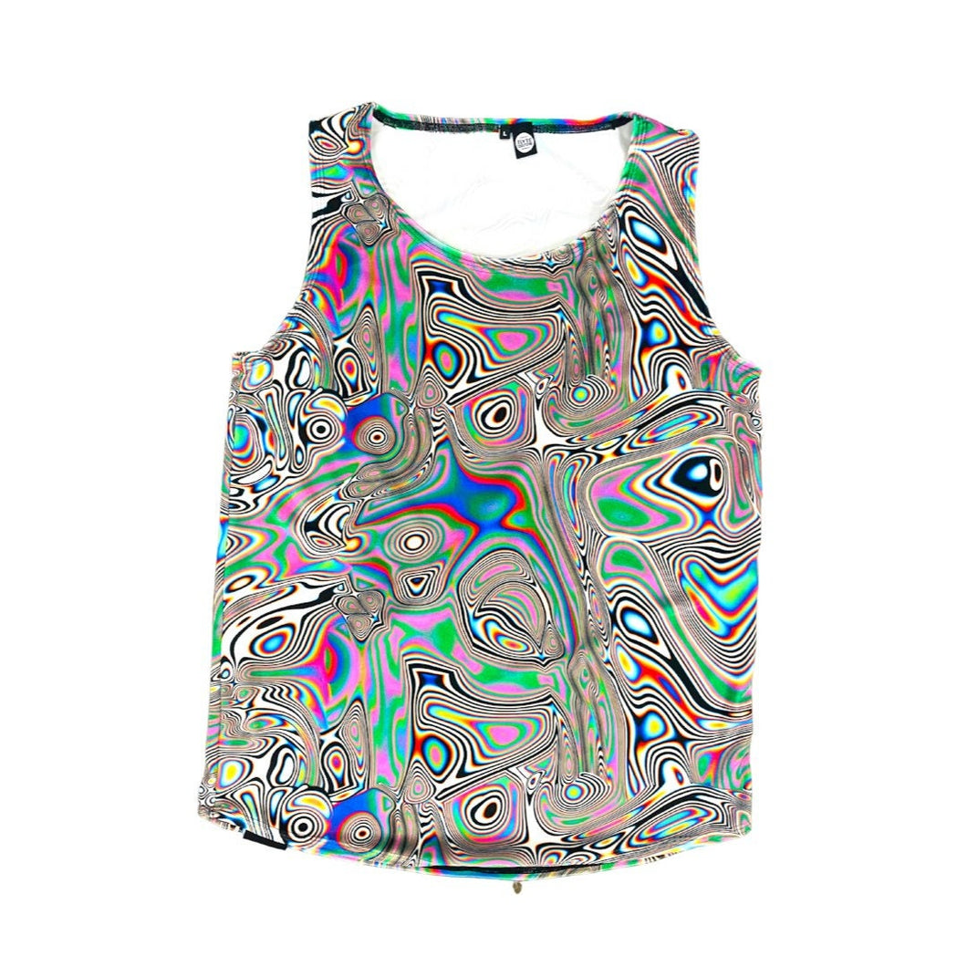 LUCID DREAMS | Slim Fit Men's Rave Tank Top, Festival Shirt