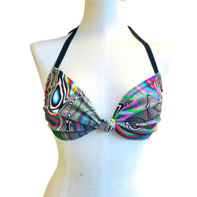 Load image into Gallery viewer, LUCID DREAMS | Twist Top | Adjustable Bikini Top, Women&#39;s Festival Top, Rave Top