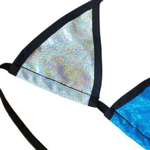 Load image into Gallery viewer, ALICE BLUE| Bikini Top, Women&#39;s Festival Top, Rave Top