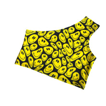 Load image into Gallery viewer, YELLOW SMILES | One Shoulder Top, Women&#39;s Festival Top, Rave Top