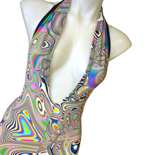 Load image into Gallery viewer, LUCID DREAMS | Playsuit | Halter Romper | Festival Outfit | Rave Jumpsuit | Boho