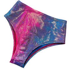 Load image into Gallery viewer, FESTIE BESTIE | Pink/Blue Holographic High Waisted Bottoms