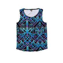 Load image into Gallery viewer, ALL NIGHTER | Slim Fit Men&#39;s Rave Tank Top, Festival Shirt