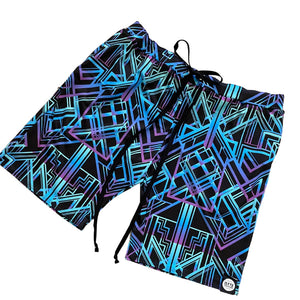 ALL NIGHTER | Mens Shorts | Festival Shorts | Drawstring Shorts