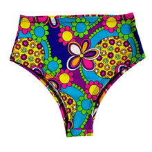 Load image into Gallery viewer, STRAWBERRY FIELDS  | High Waisted Bottoms, Festival Bottoms, Rave Bottoms, Black Rave Outfit